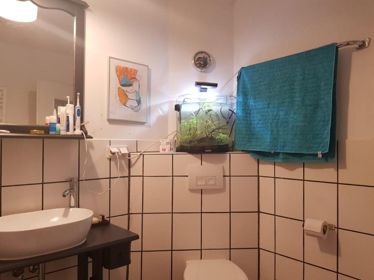 Aeltestes Haus In Quentel - Ferienwohnung 2 Mit Dachterrasse Hessisch Lichtenau Bagian luar foto